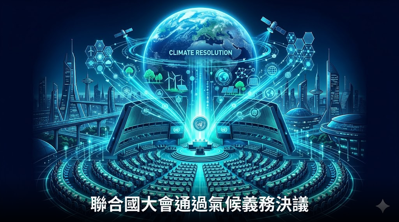聯合國大會通過氣候義務決議