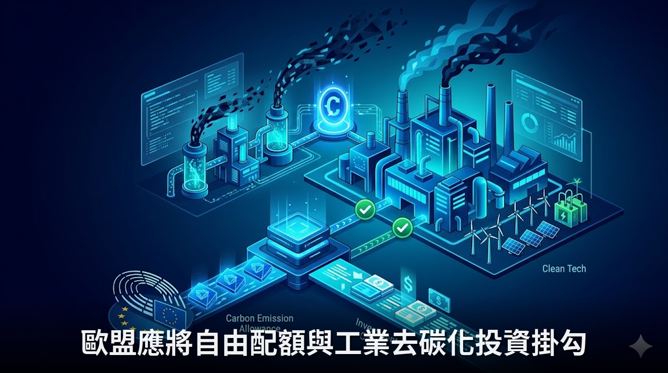 歐盟應將自由配額與工業去碳化投資掛勾