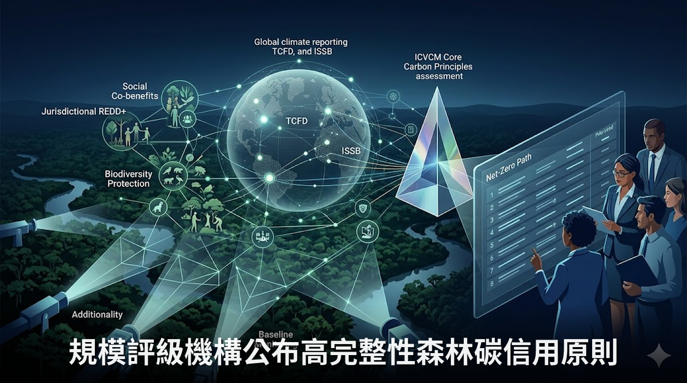 規模評級機構公布高完整性森林碳信用原則