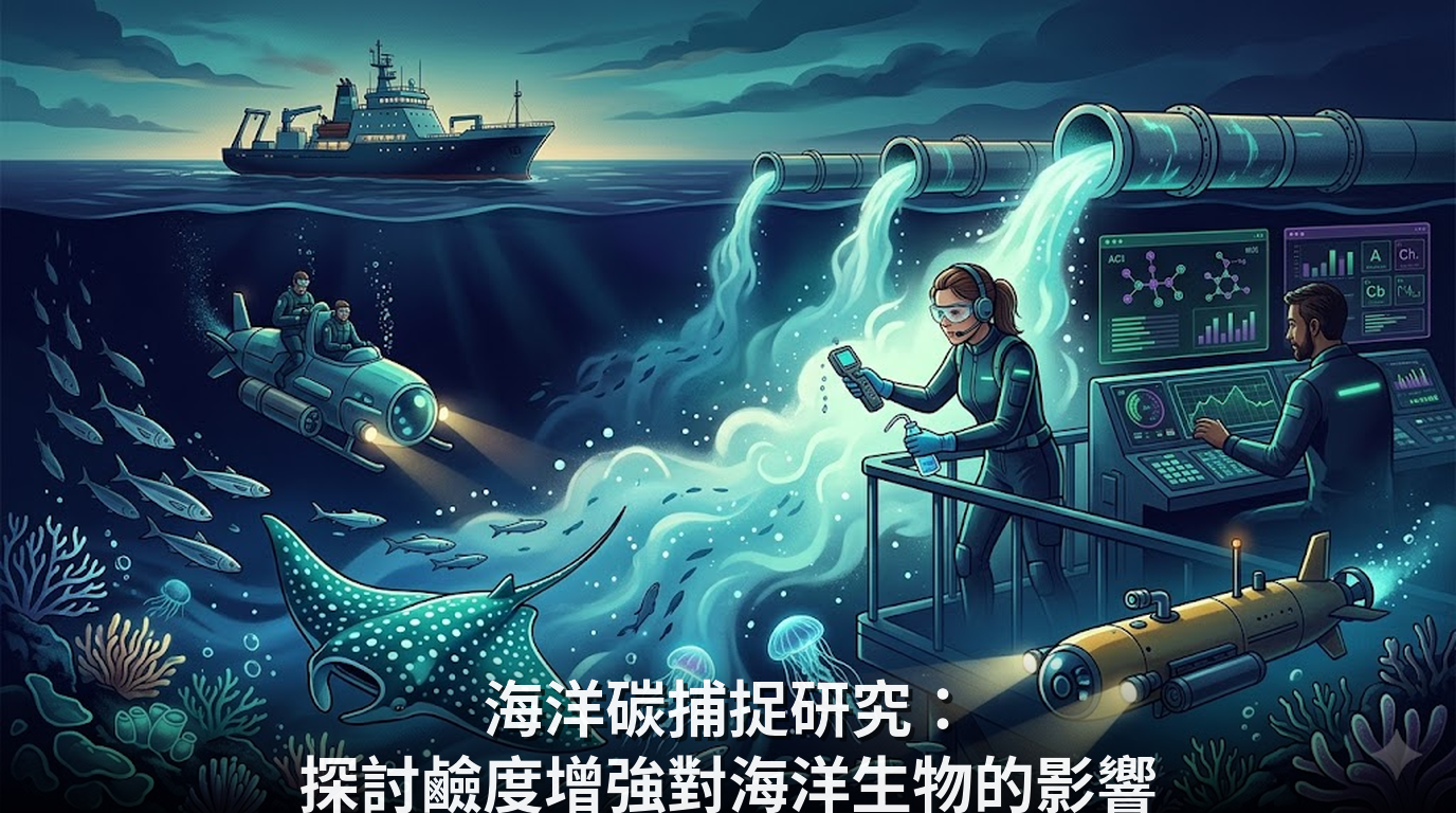 海洋碳捕捉研究：探討鹼度增強對海洋生物的影響
