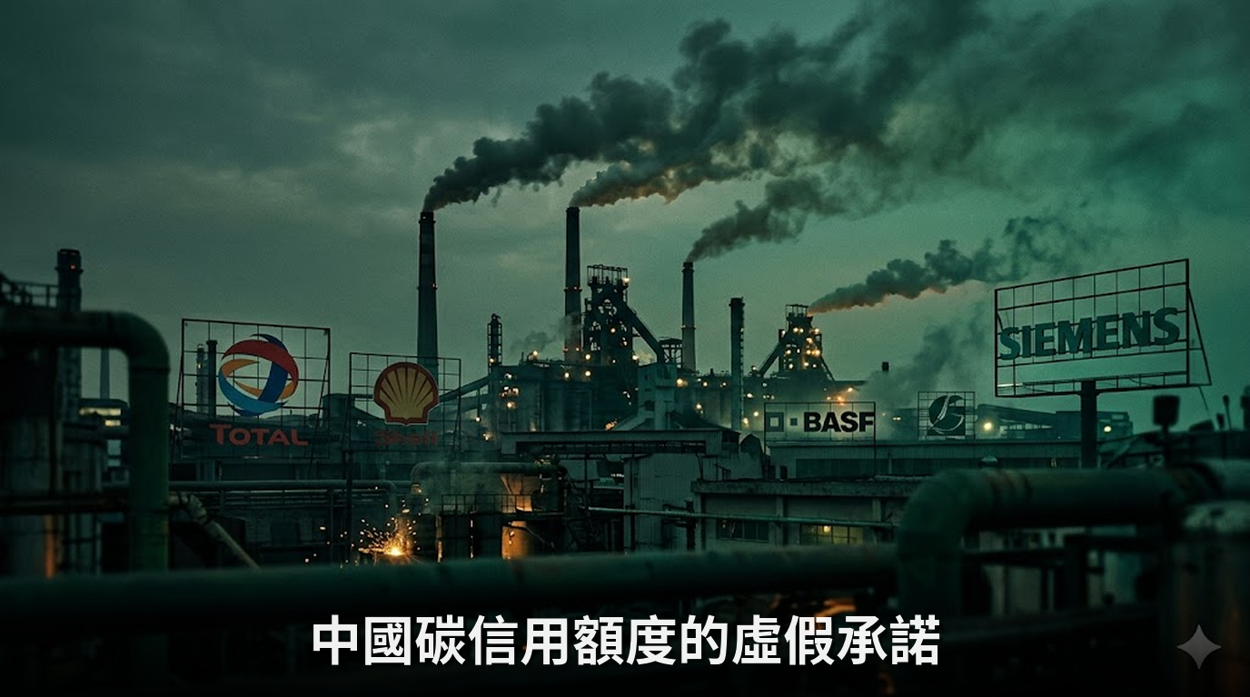 歐洲企業購買中國碳信用額度，項目缺乏排放減少設備