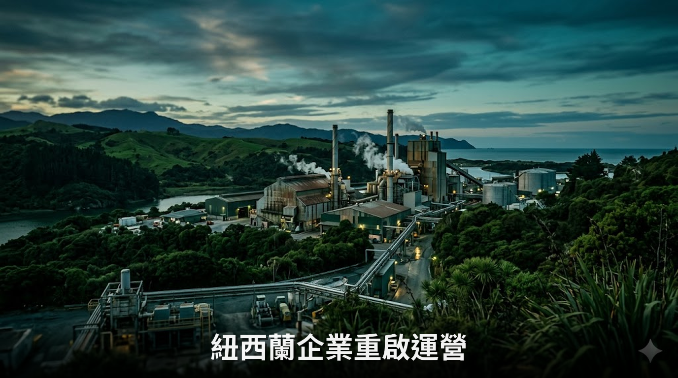 紐西蘭工業企業重啟運營，轉向可再生能源