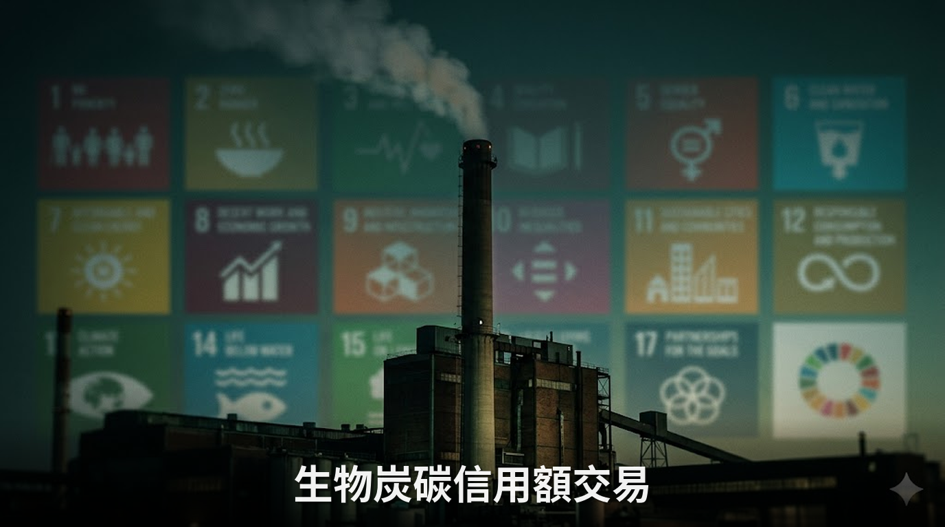 生物炭碳信用額交易價格提高與聯合國永續發展目標