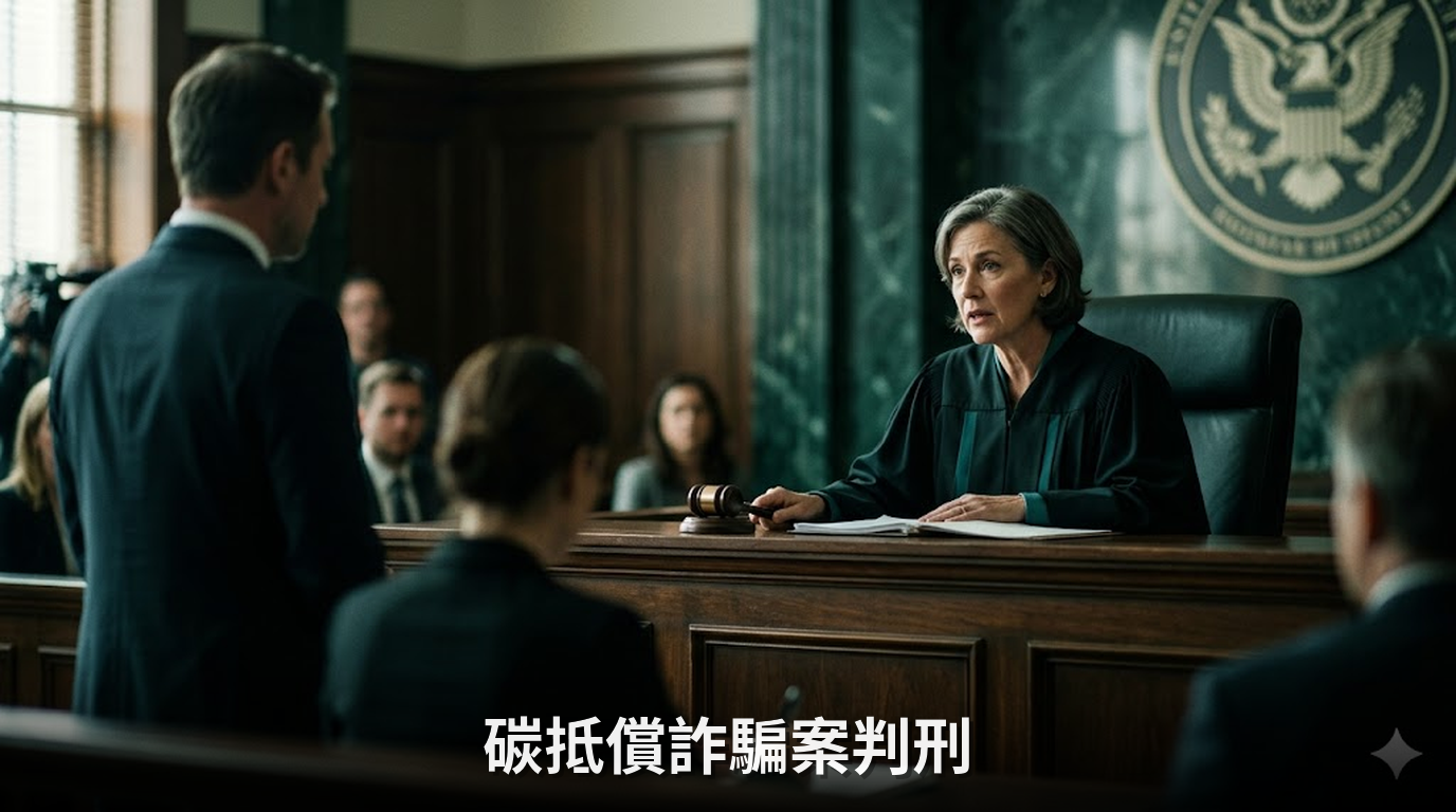 碳抵償公司創辦人因248萬美元詐騙案被判14年監禁