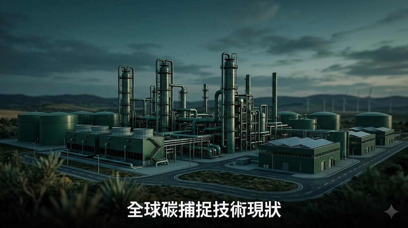 全球碳捕捉技術現狀：加速部署迫在眉睫