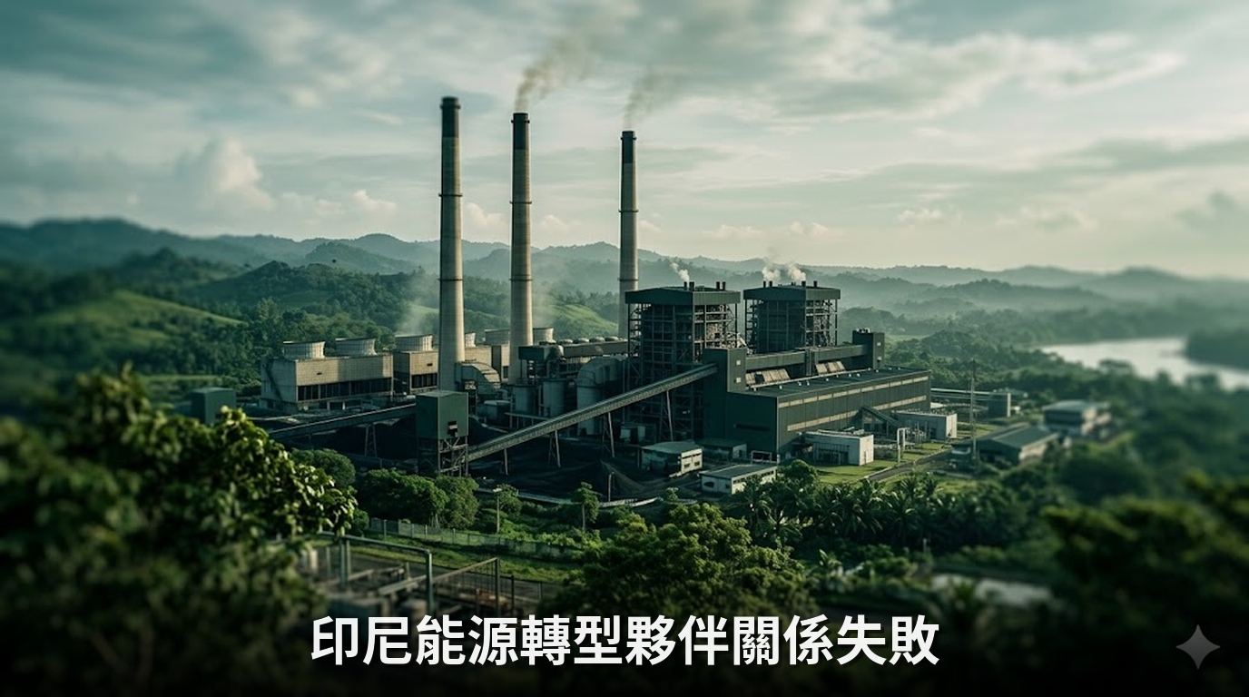 印尼能源轉型夥伴關係失敗的警示故事