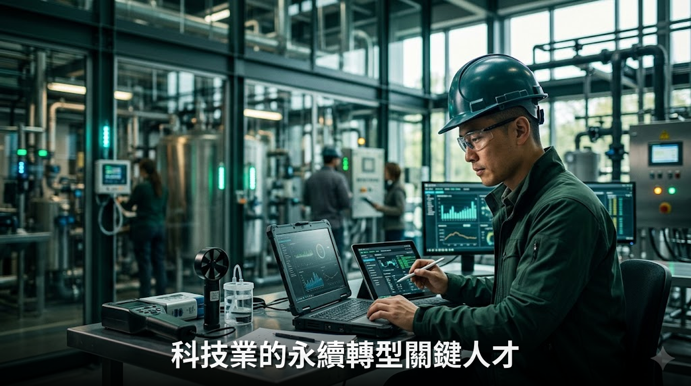 ESG、碳管理需求激增，環工系成科技業永續轉型關鍵人才