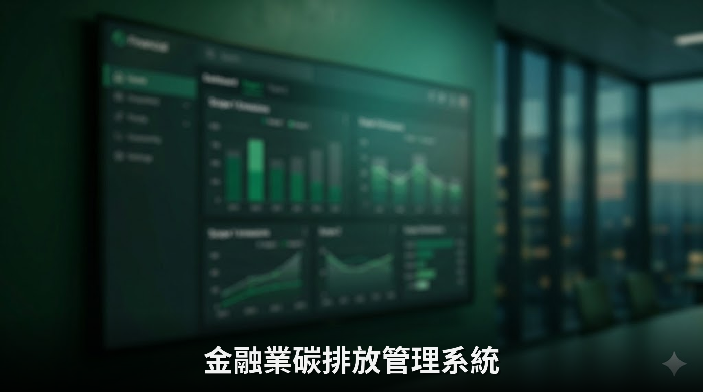 金融業即時自動化揭露與減碳目標管理系統上路