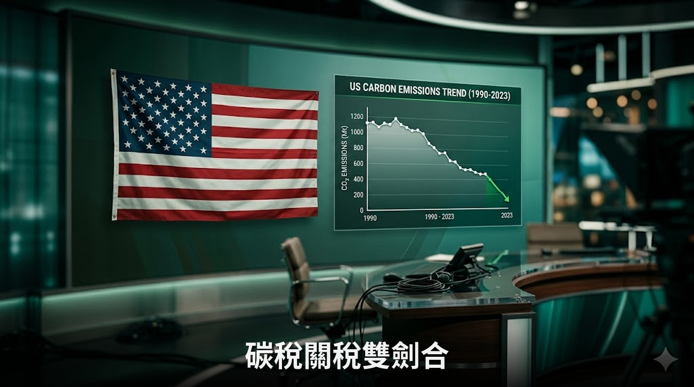 美國碳稅配搭關稅可倍增減排量