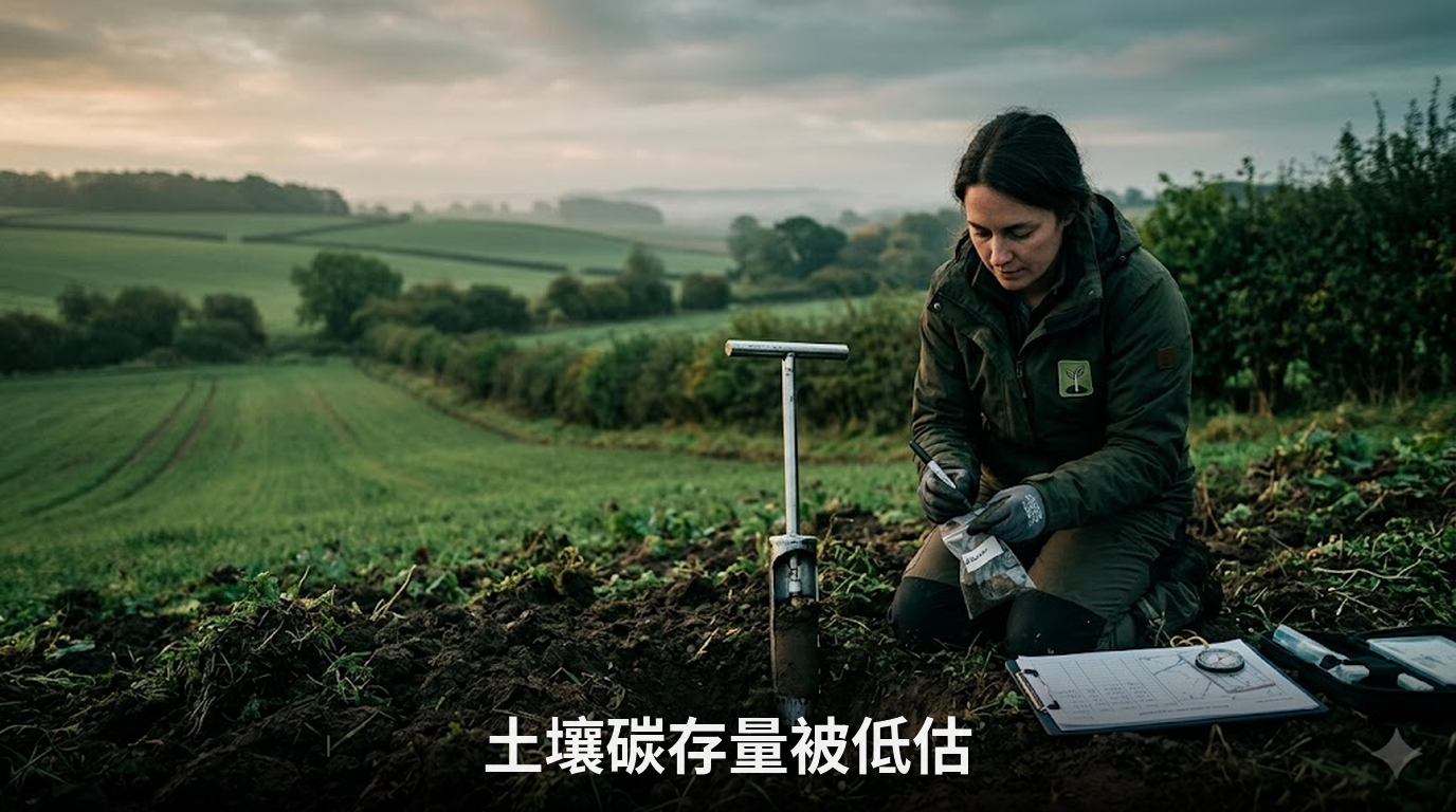 英國農田土壤碳存量可能被低估