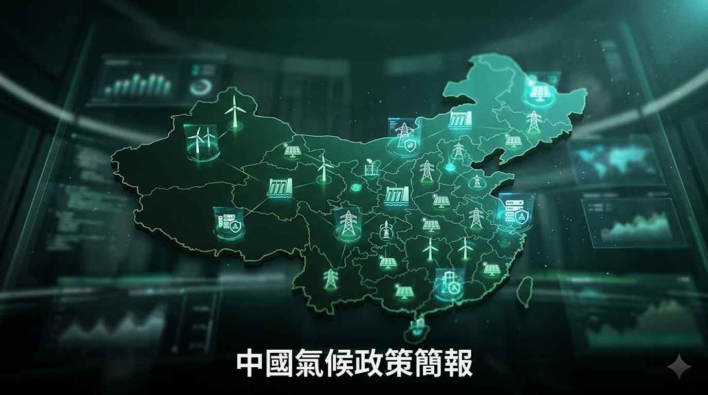 中國氣候政策簡報：科技監管、極端天氣和能源計畫