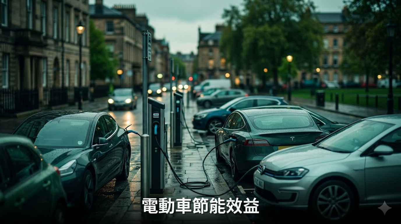 英國電動車司機每年節省1,100英鎊