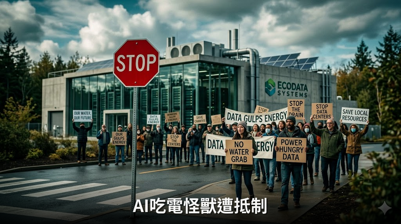 美國社區擋下資料中心！AI高耗能引發爭議