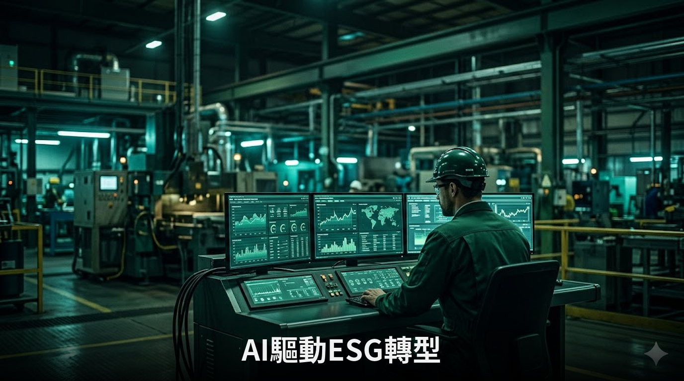 AI驅動ESG轉型，數據治理成製造業永續競爭力的關鍵