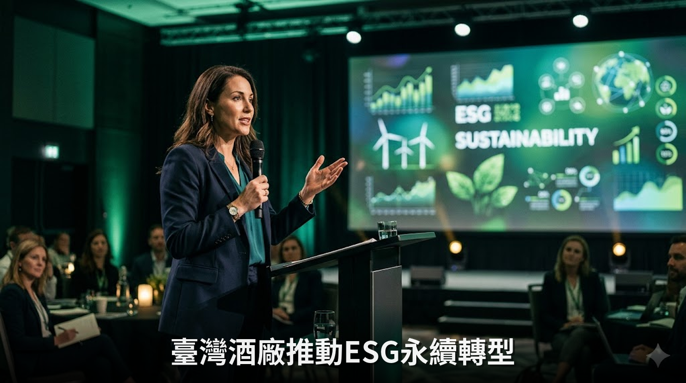 臺灣酒廠推動ESG永續轉型