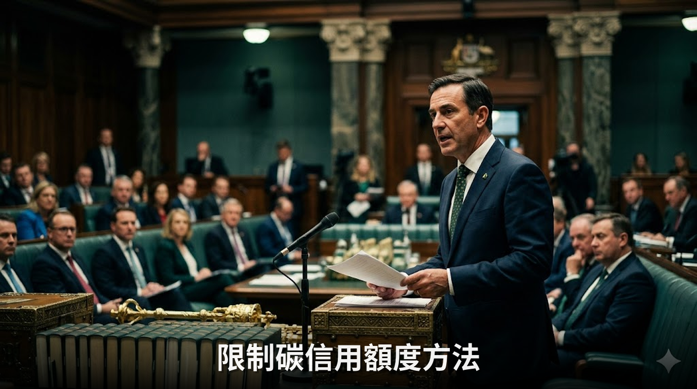 澳洲國民黨推出法案限制碳信用額度方法