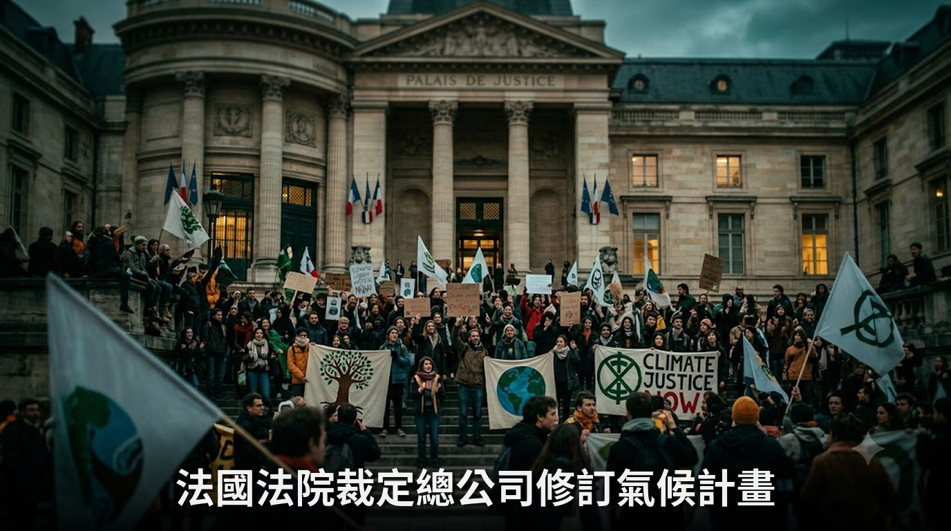 法國法院裁定總公司必須修訂氣候計畫