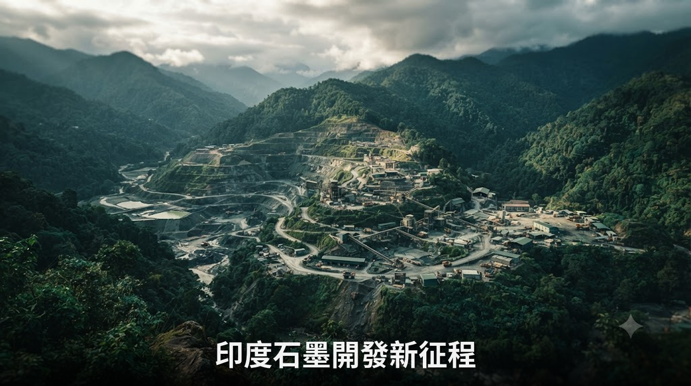 印度爭搶石墨資源，搶佔關鍵礦物市場