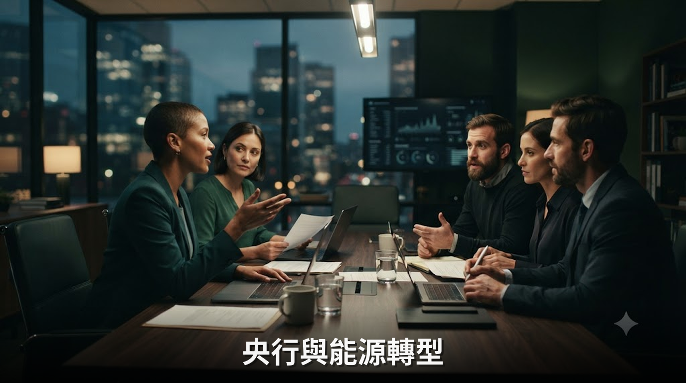央行在能源轉型中扮演關鍵角色