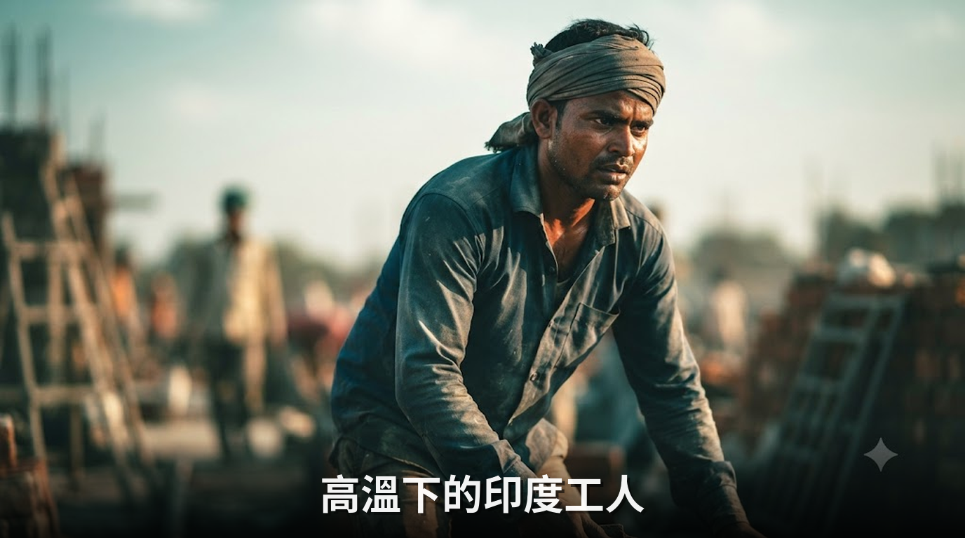 印度工人因高溫而損失2%的國內生產總值