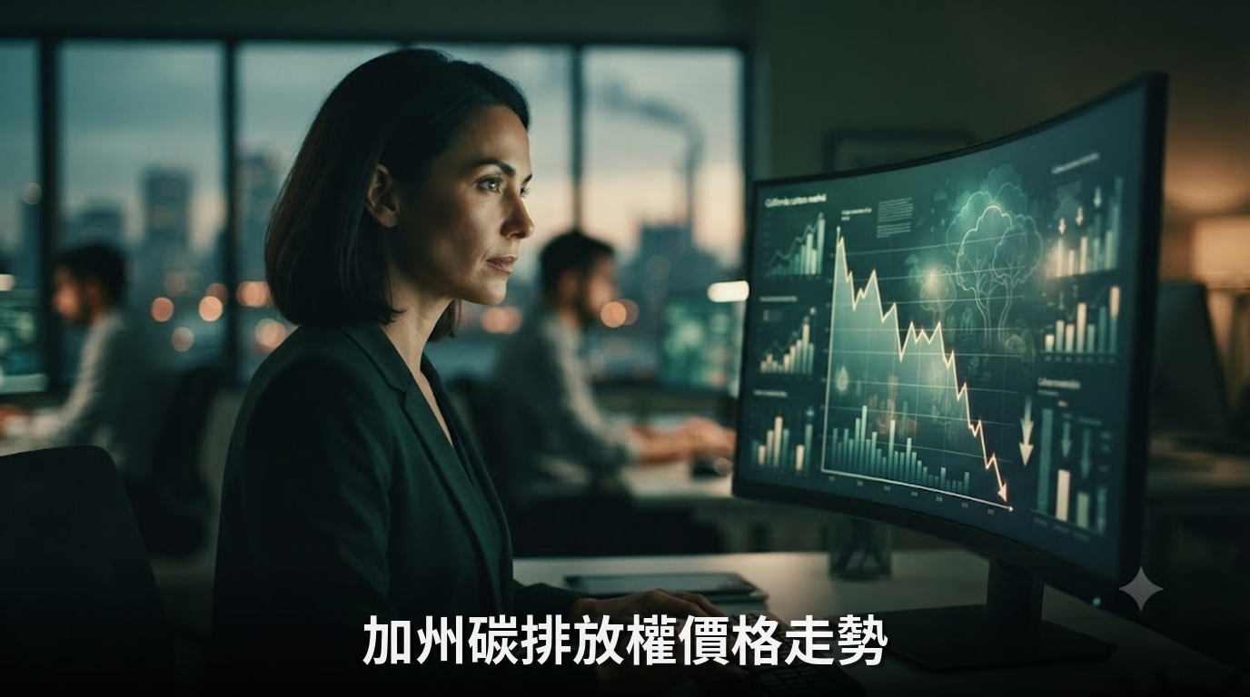 加州碳排放權價格跌破33美元