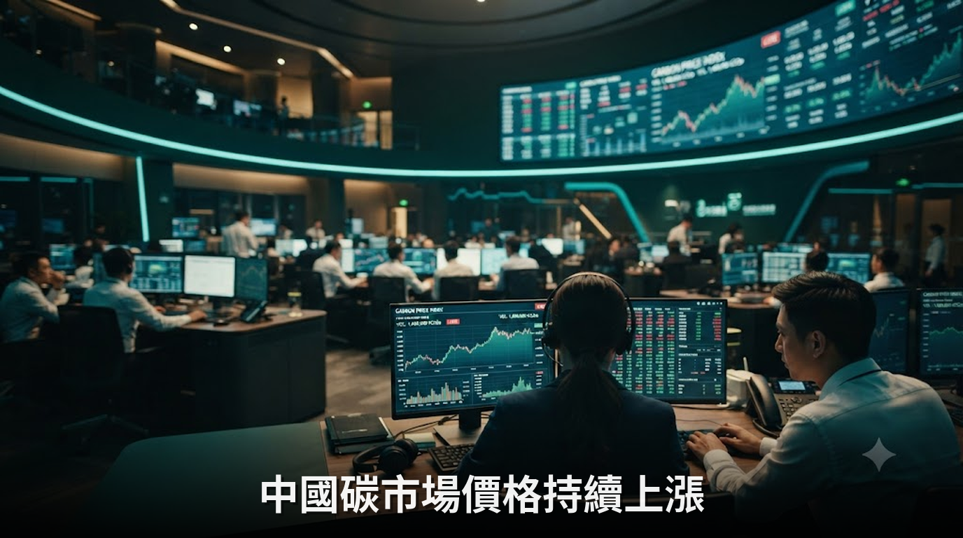 中國碳市場持續上漲，政府擬進一步參與全球碳市場