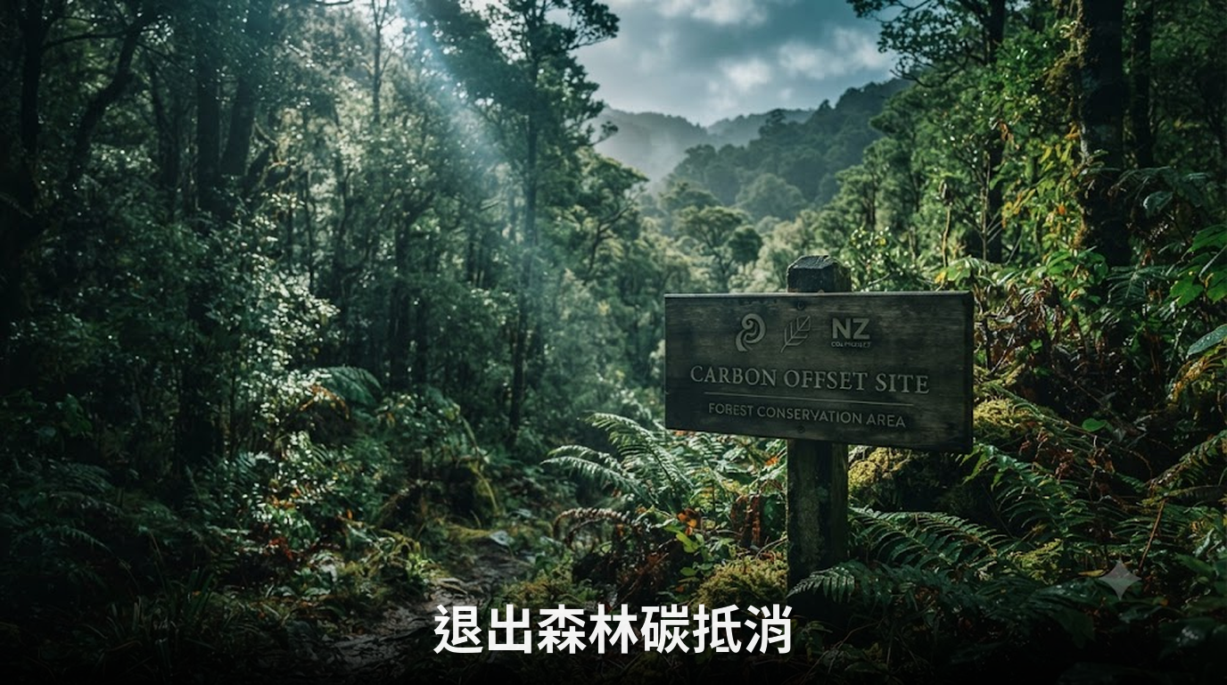 紐西蘭綠黨推動退出森林碳抵消