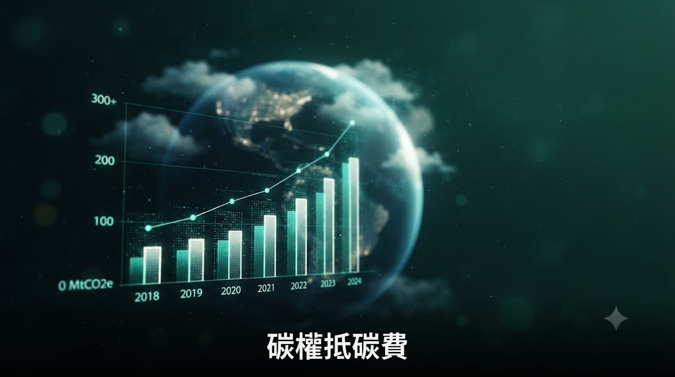 國外碳權抵碳費明年上路
