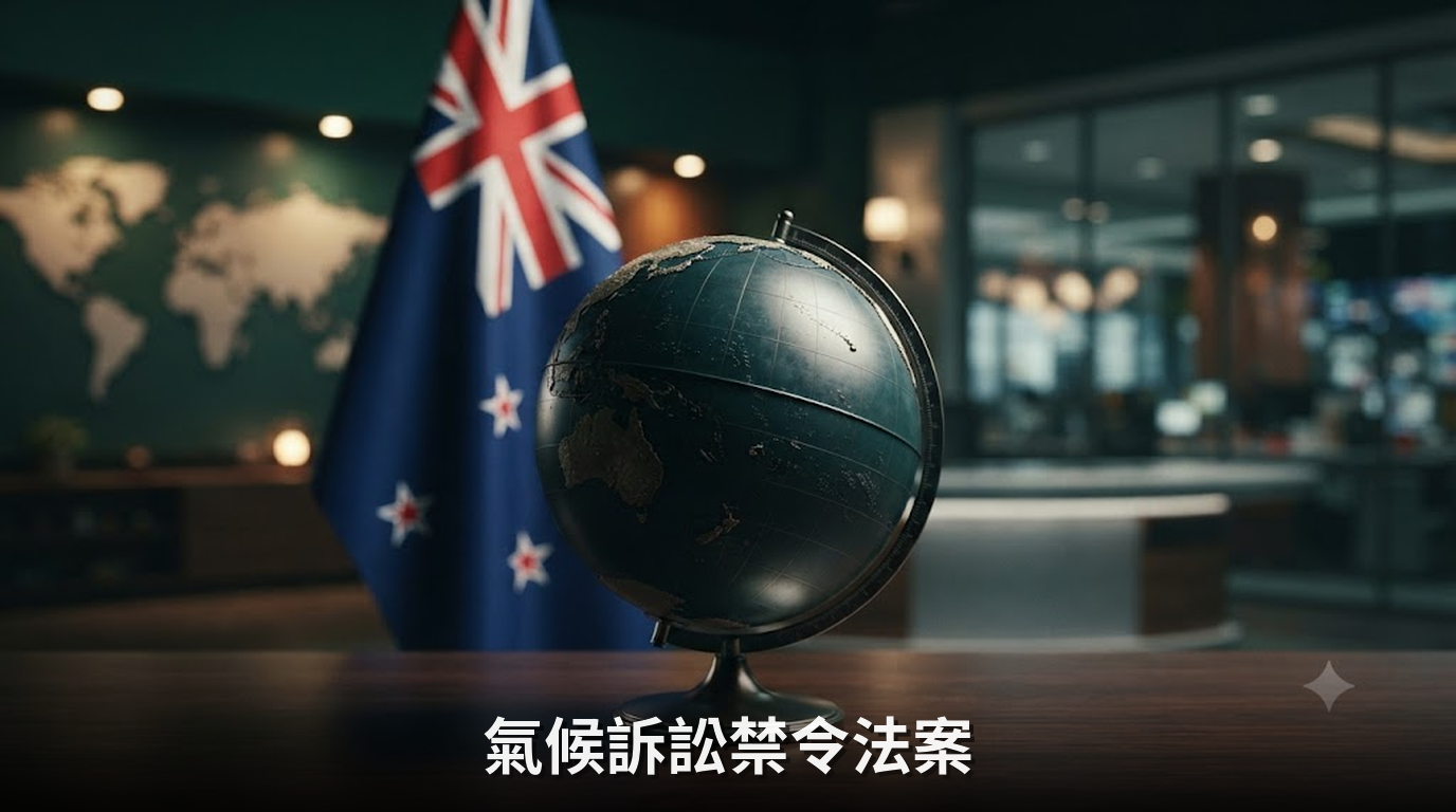 紐西蘭氣候訴訟禁令法案獲議會委員會支持