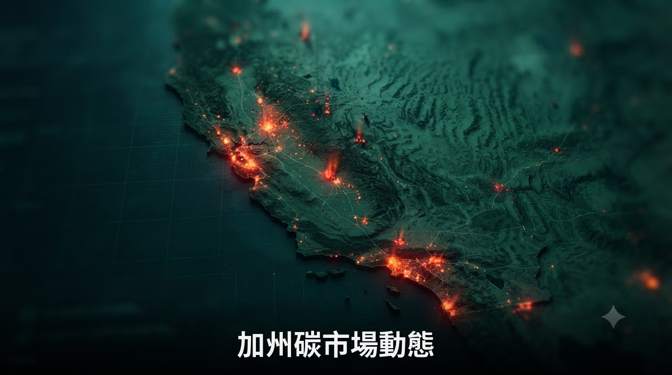 加州碳許可證價格持續下跌