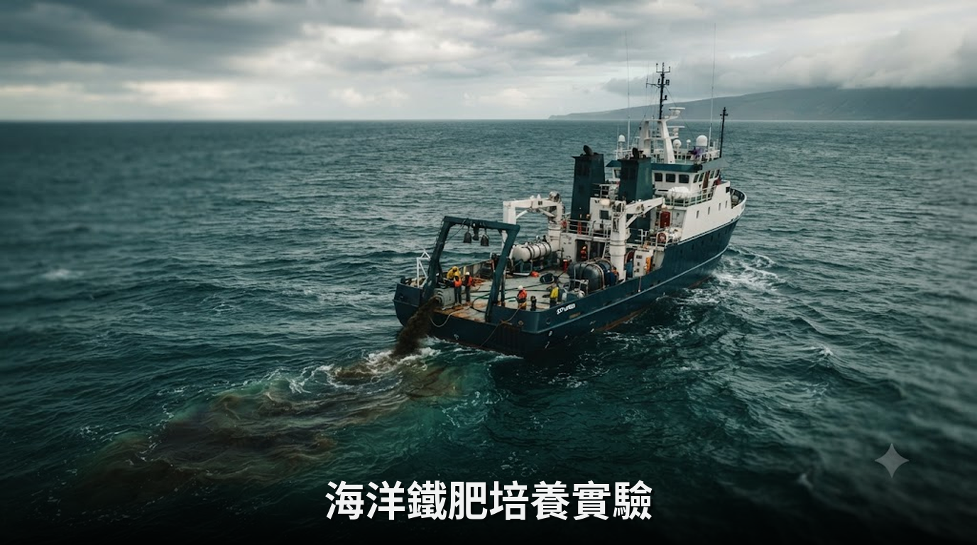 海洋鐵肥培養可能的碳排放減少來源