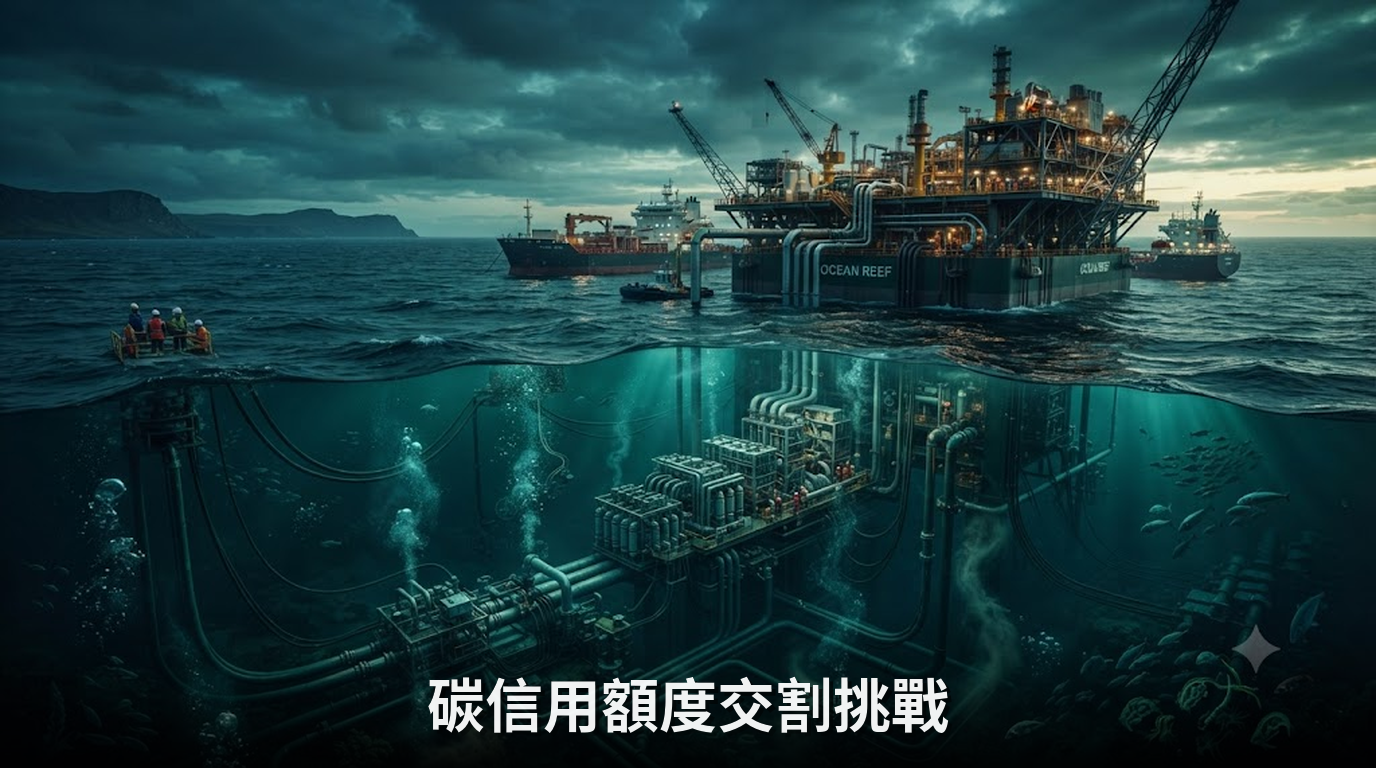 海洋碳捕捉信用額度交割壓力大