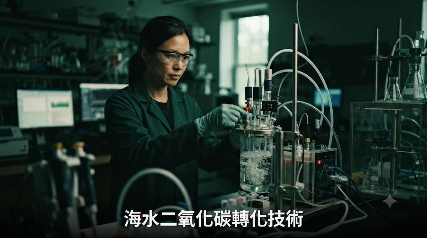 韓國研究人員找到將海水中的二氧化碳轉化為礦物的解決方案