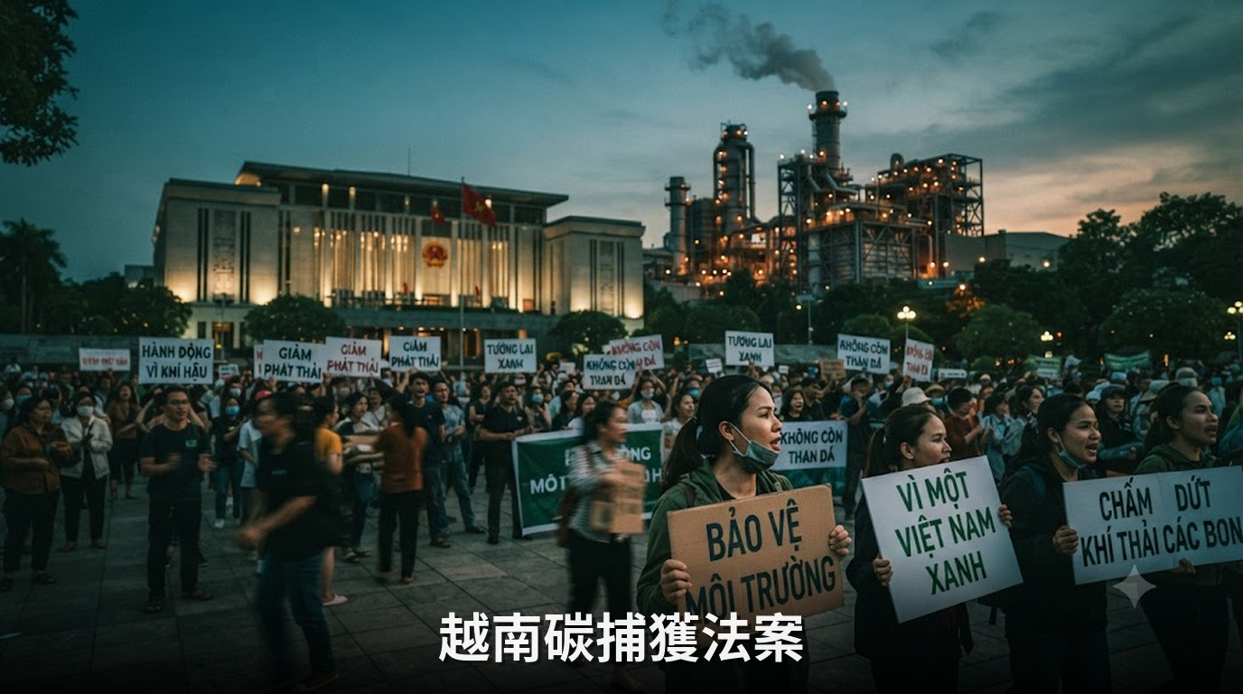越南將投票通過碳捕獲法案