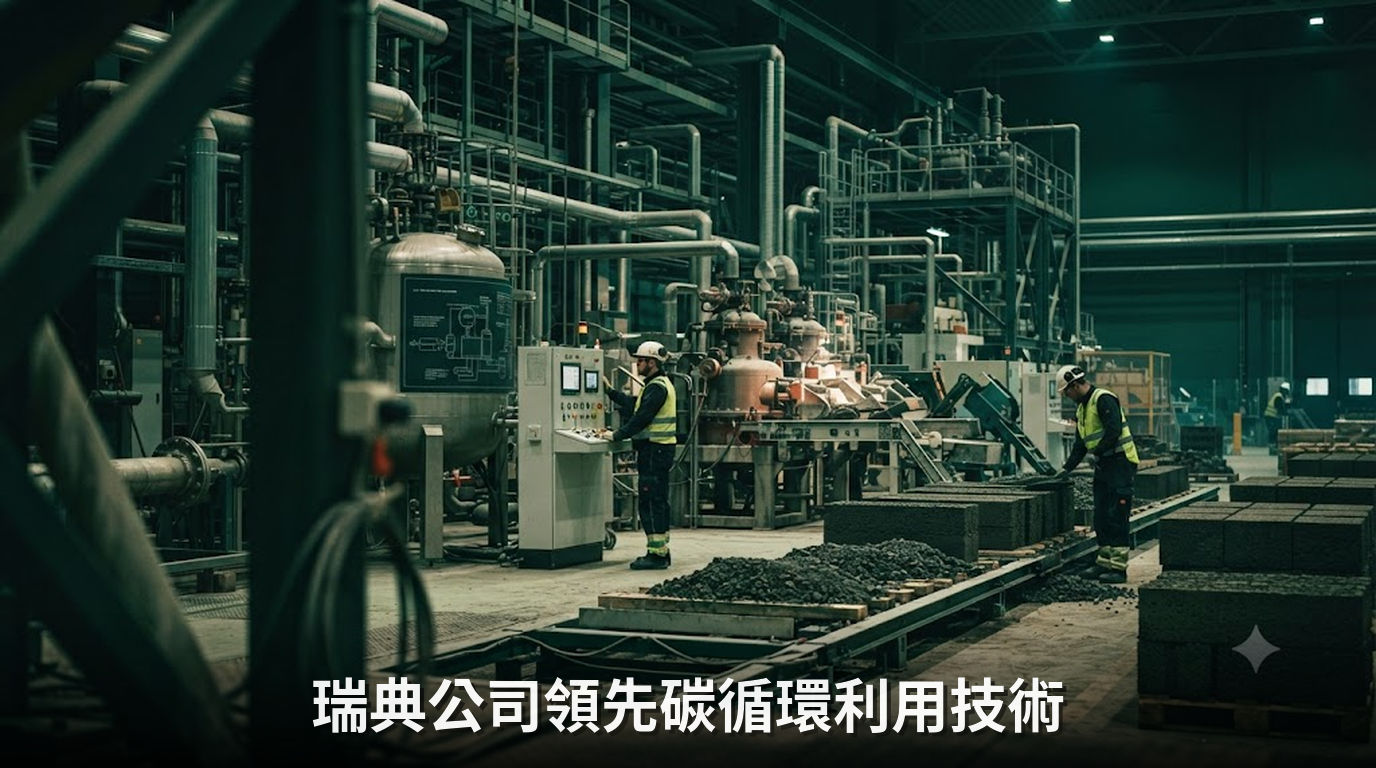 瑞典碳循環利用公司獲歐盟投資