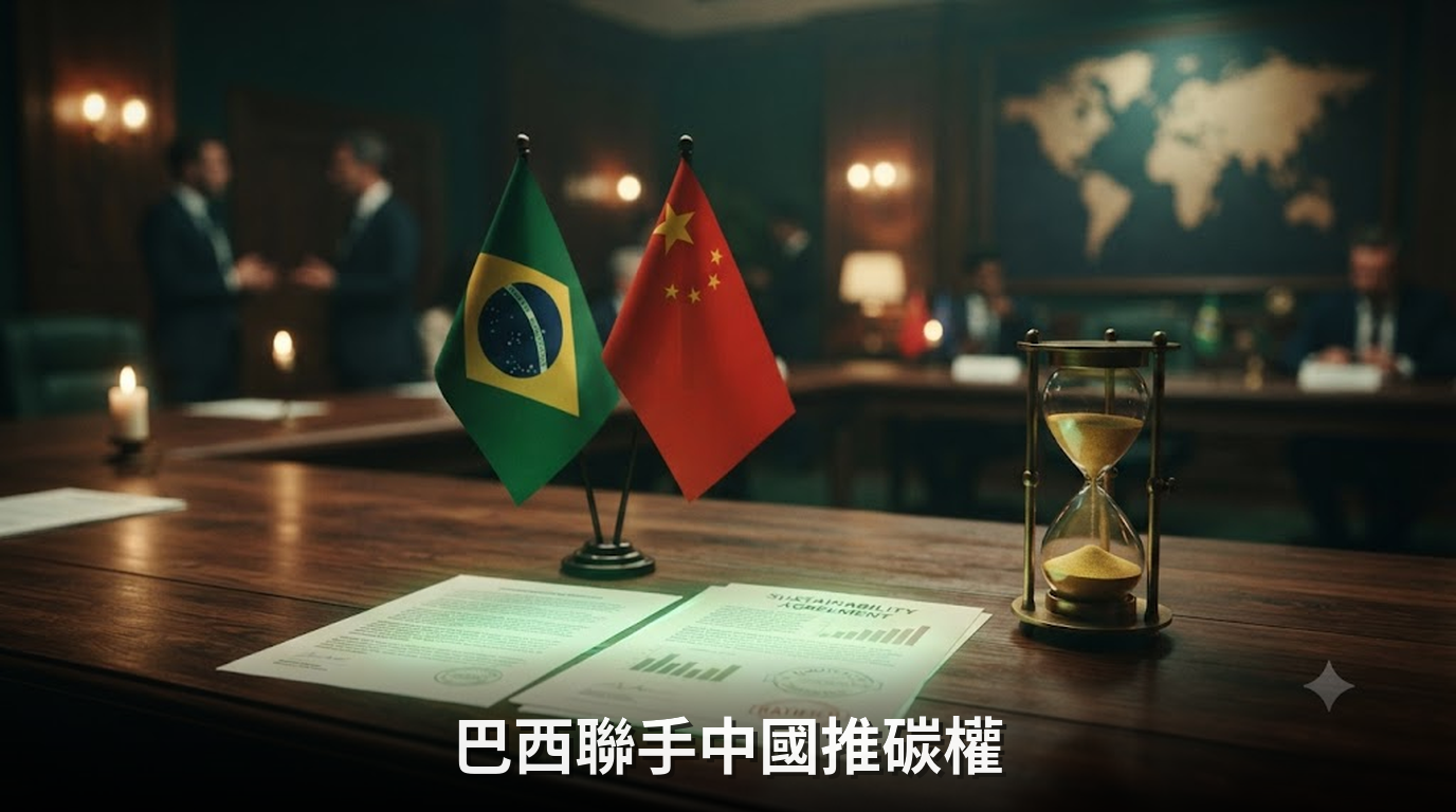巴西佈局碳交易：擬與中國推動跨國碳權合作