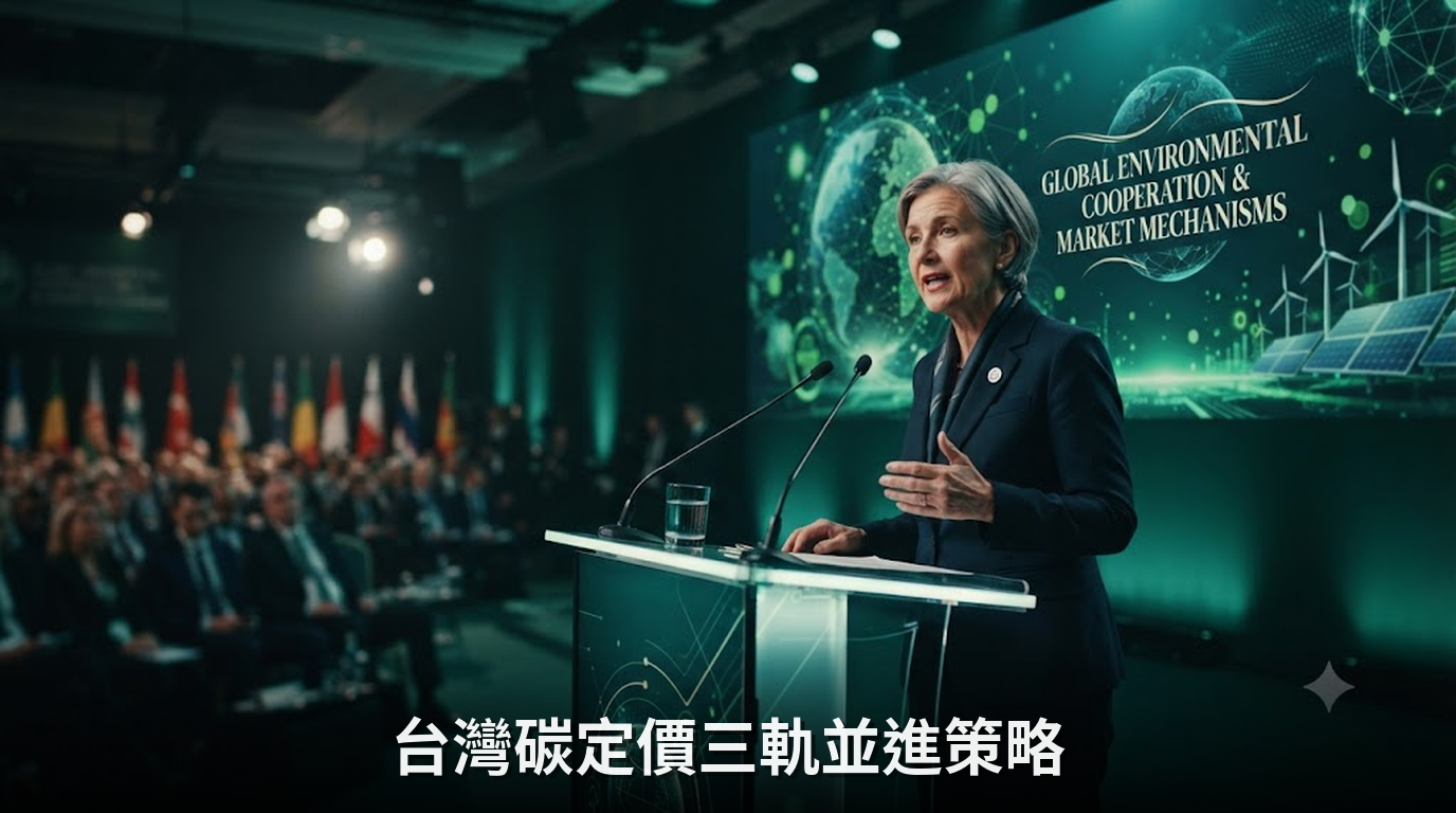 彭啓明揭示碳定價三軌策略，加速台灣接軌國際淨零