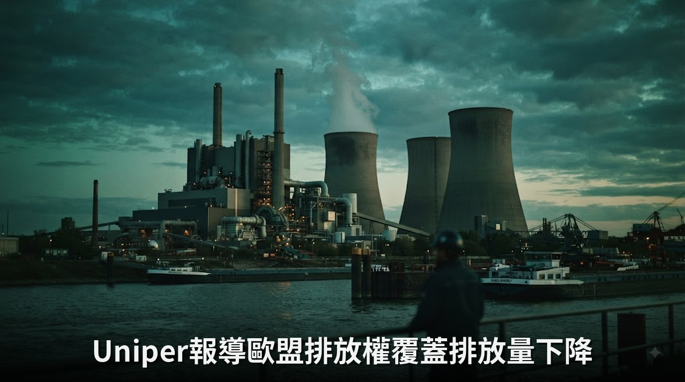 德國能源公司Uniper報導歐盟排放權覆蓋排放量下降