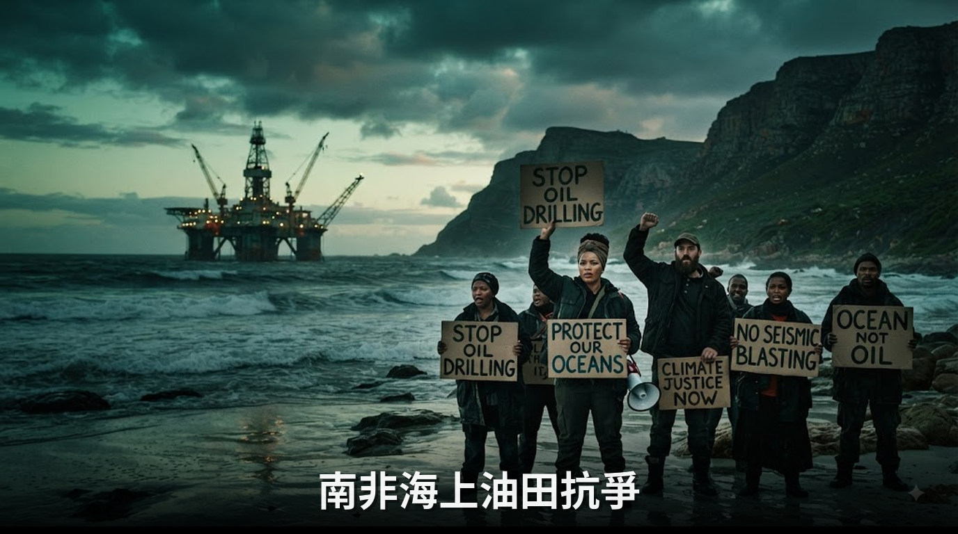 南非海上油田開發計畫遭草根抗爭