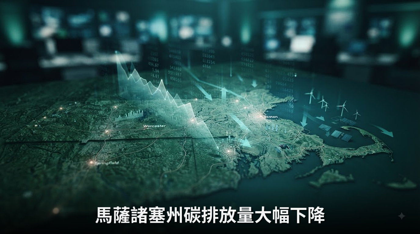 馬薩諸塞州碳排放量大幅下降