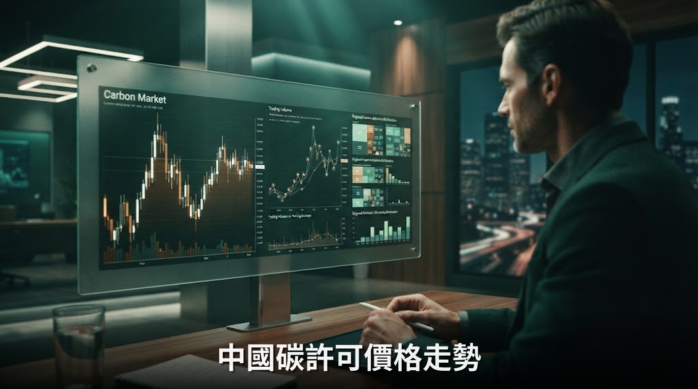 中國碳許可價格近RMB 100後出現整固
