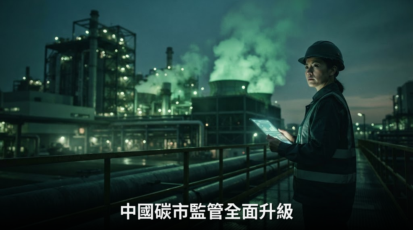 中國緊縮碳市場規則：加重違規與阻撓稽查罰則