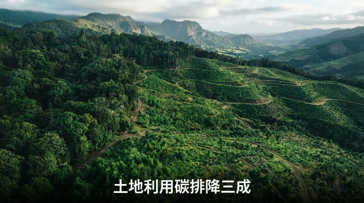 本世紀土地利用碳排降三成：六圖看懂減碳趨勢
