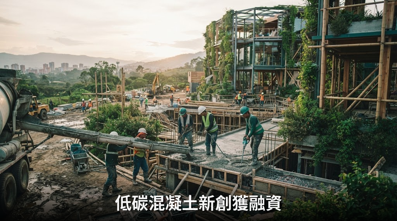 紐西蘭低碳混凝土新創展現商業價值，獲350萬美元融資