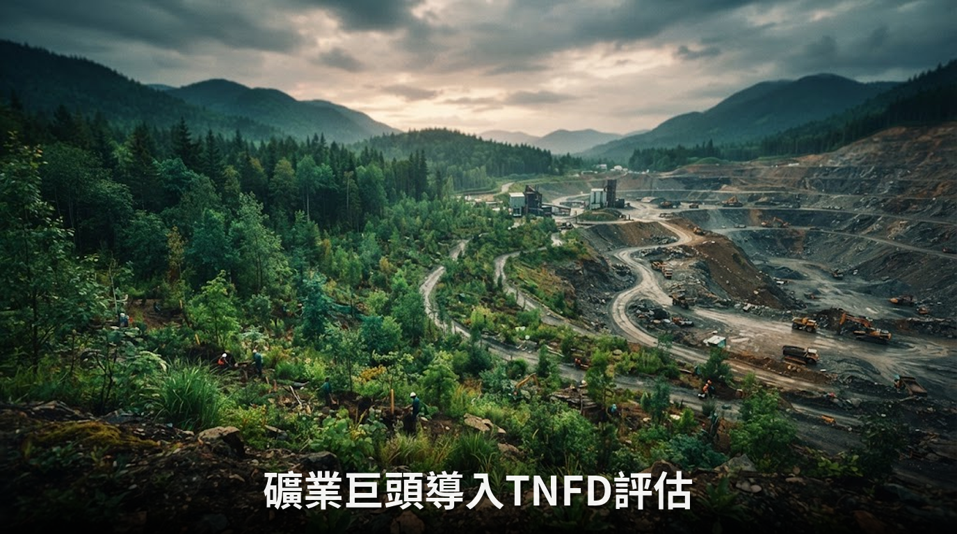 礦業巨頭發布首份TNFD評估，揭露自然環境風險