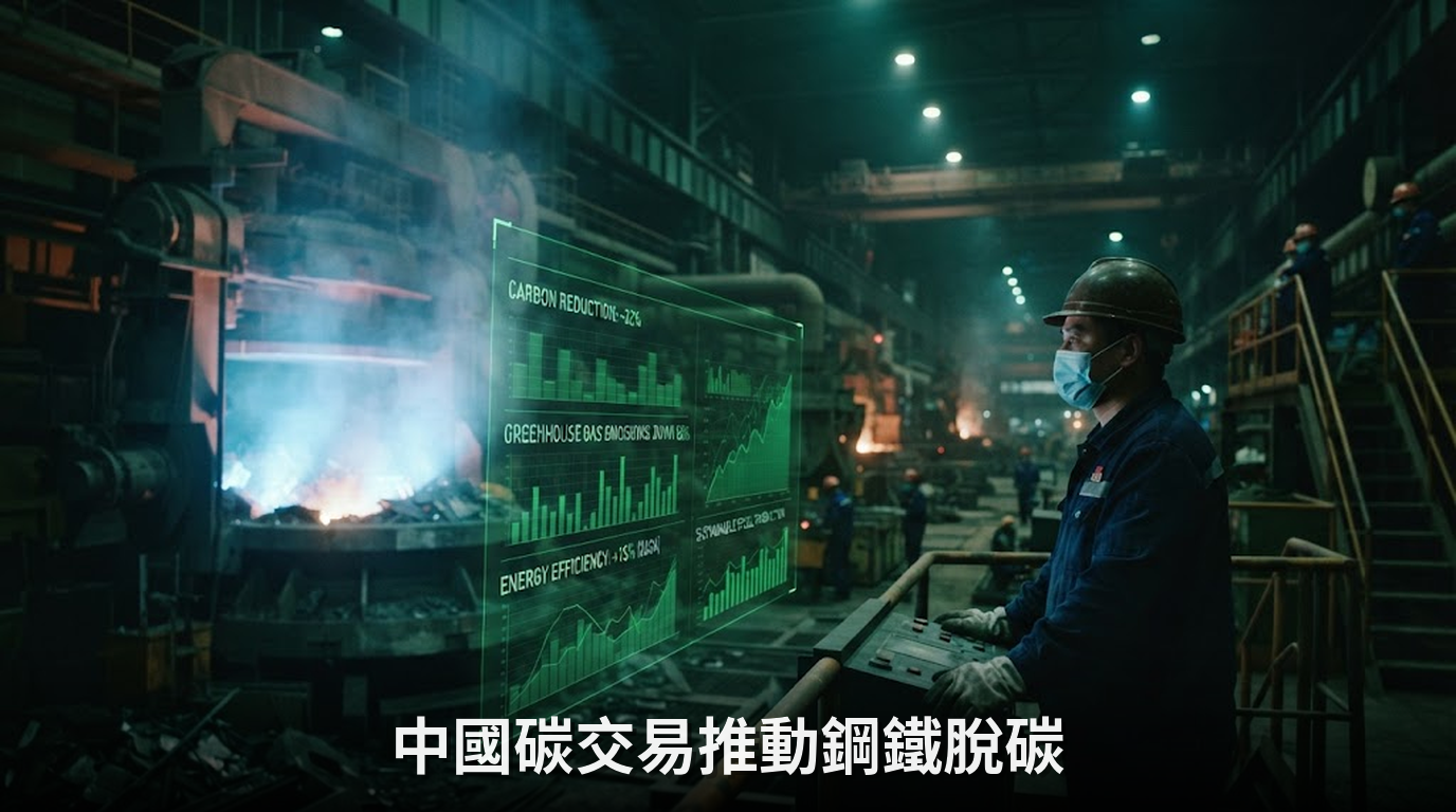 中國應調整碳交易規則，加速鋼鐵業脫碳與電爐生產