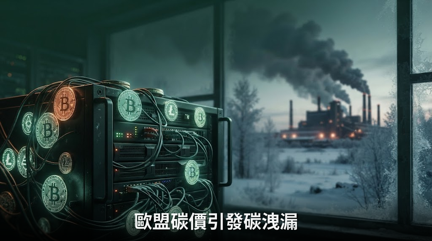 歐盟碳價攀升引發碳洩漏：挖礦碳排恐轉移俄國
