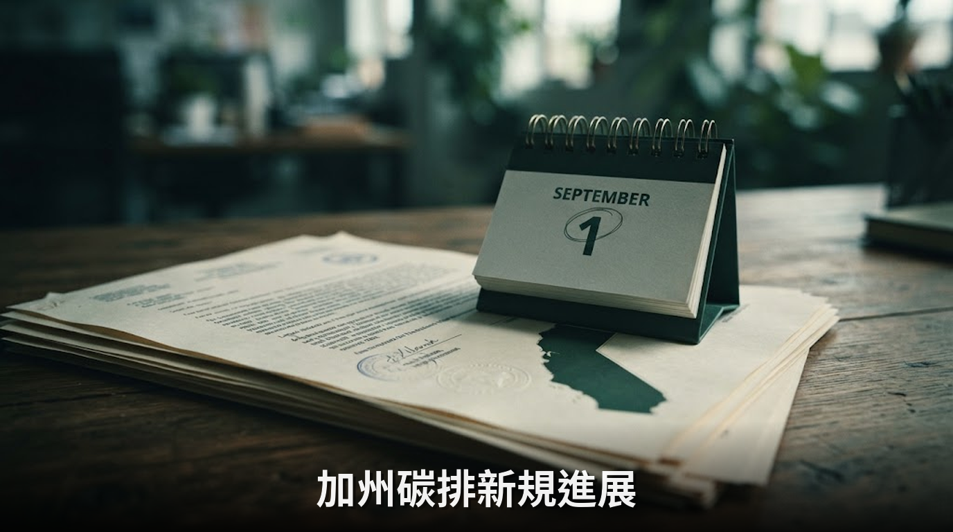 加州ARB重提總量管制與投資新規，維持9月1日生效