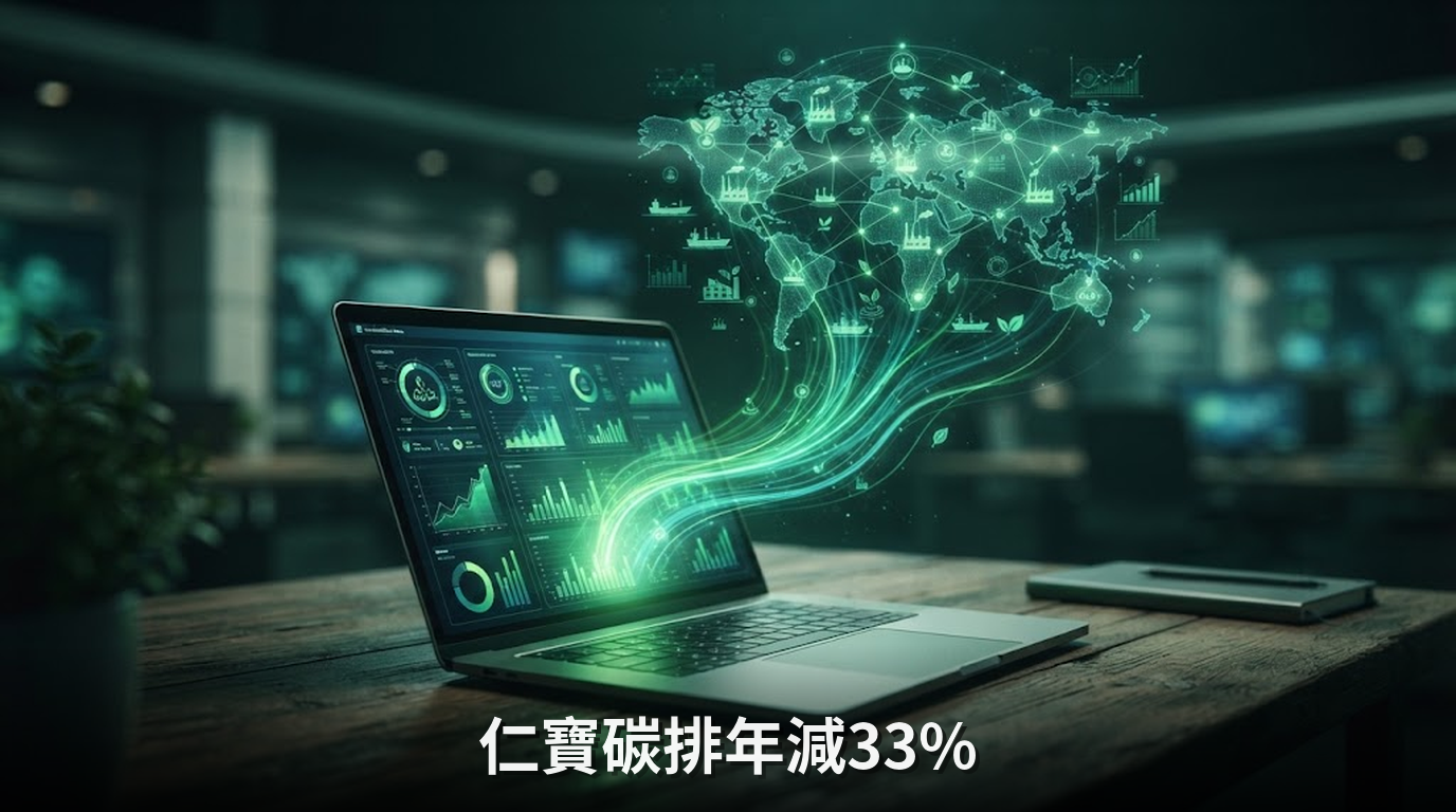 仁寶永續報告：碳排減33%，攜價值鏈邁向淨零