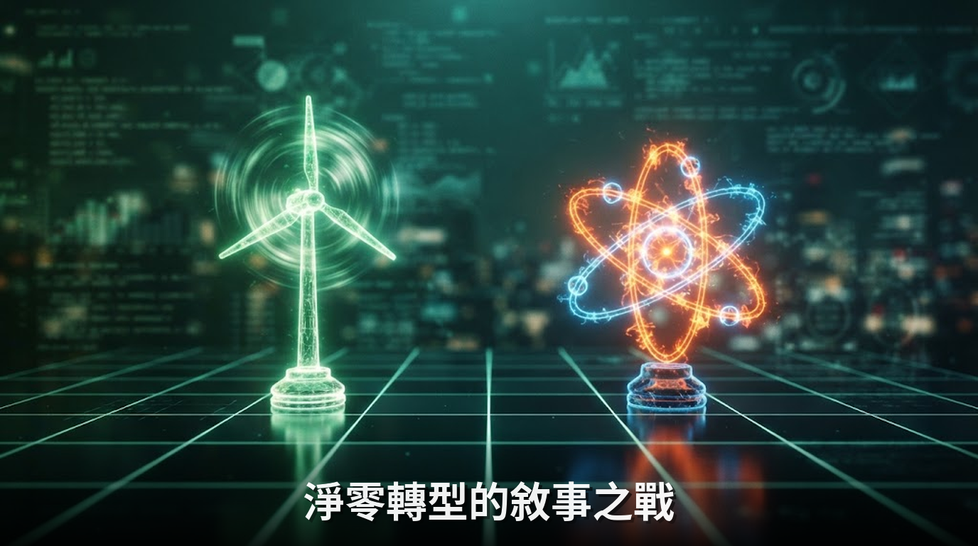 台灣淨零轉型遇瓶頸：綠能與核能的敘事戰